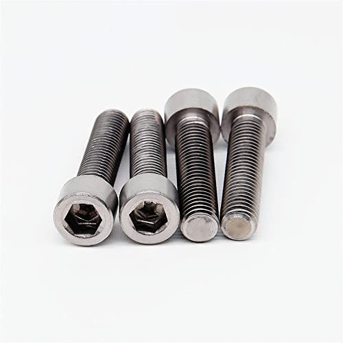 M8 Titanium Bolt TA2 Column Cup Head Hexagon Socket DIN912 Ti Bolts Titanium Screws 10 20 25 30-1200mm Ti Fasteners (Dimensions : M8 x 110mm 5pcs)