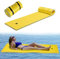 COSTWAY Flotador de Agua, Estera Flotante de Espuma XPE de 3 Capas，Resistente al Desgarro con Dispositivo para Recreación y Relajación en el Agua, para Mar, Lago, Piscina (210 x 66 cm, Amarillo)