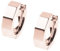 Ernstes Design Creolen evia Ohrringe E605 Edelstahl rose vergoldet