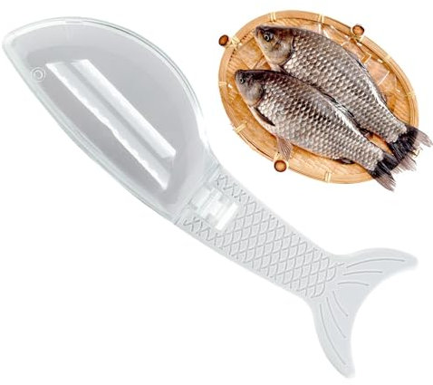 Zubehors Fischschuppen-Entferner-Werkzeug, Fischschuppen-Werkzeug - Handschaber in Fischform mit Deckel | Ergonomischer Griff, tragbarer Fischentkalker, effiziente Fischreinigungswerkzeuge für eine