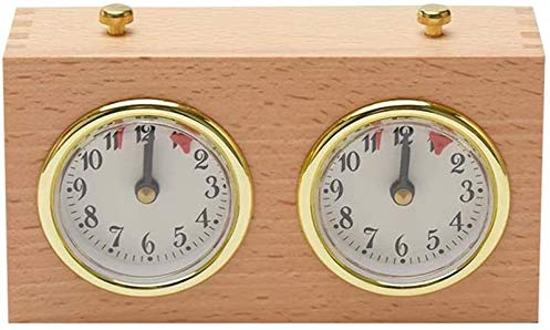 Horloge d'échecs, Bprtcra minuterie d'échecs Internationale numérique Professionnelle, Compte à rebours en Bois rétro, Horloge de minuterie d'échecs Internationale Portable pour Enfants