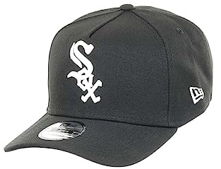 New Era Chicago White Sox MLB Black and White Collection 9Forty A-Frame Snapback Cap - One-Size