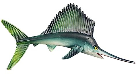 HEMOTON Modello di simulazione Pesce Giocattoli Per Bambini, Giocattolo Modello Animale, Decorazione Da Tavolo di Alta Qualità e Assistente Educazione Precoce