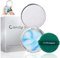 Allony Cipria Gel Candy Bella, Controllo Dell'olio Cipria Opacizzante, Cipria Candy Bella Gel, Setosa Cipria Compatta Opacizzante, Cipria Compatta Con Piumino da Cipria (A, blu)
