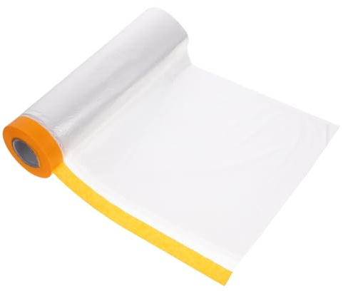 Uonlytech Película Aislante Para Ventanas Con Cinta De Posicionamiento Film De Pe Resistente Para Invierno Kit De Aislamiento Térmico Reutilizable Para Hogar Protección Efectiva Contra Frío