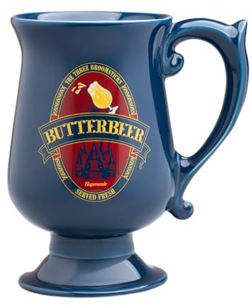 Grupo Erik Boccale Birra Harry Potter Gadget - Bicchieri Birra Decorativa Burrobirra con Colori Vivaci e Ben Dipinta, Tazza Harry Potter Ceramica 350ml | Regali Divertenti