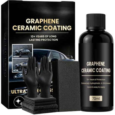 Ceramic försegling bil 20 H keramikförsegling bil, 70 ml keramisk tätning för bilar, hög glans, reptålig, Hightech nano-tätning för färgskydd glansrestaurering