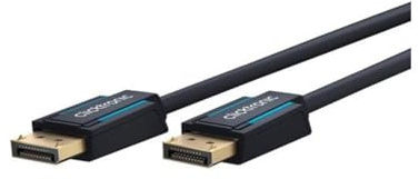 Clicktronic Cable DisplayPort 1.4 con DisplayPort macho a DP macho, 4320p, 8k, 60Hz, 2160p, 4K, 120Hz, UHD/FullHD, para monitor de juegos, tarjeta gráfica, portátil, TV, chapado en oro, 3 m