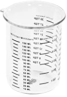 Birkmann, Messbecher aus Glas, mit unterschiedlichen Skalierungen, hitzebeständig bis 200 °C, Füllmenge 150 ml