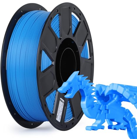 Creality Ender PLA Filament für 3D-Drucker, 1,75mm 3D Druck Filament, 1kg Spule, Maßgenauigkeit +/- 0,02mm, passend für die meisten FDM 3D Drucker, Blau