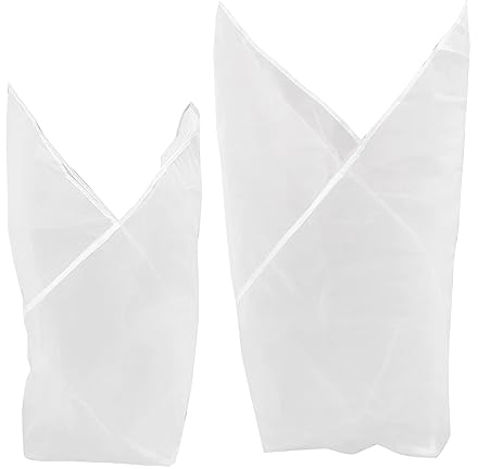 UMCHU 2 Pezzi Tessuto Filtrante in Nylon,Panno filtrante a Maglia fine,per Latte di Noci, Succo di Frutta, Latte di Soia, Caffè, Succo di Verdura(S+M)