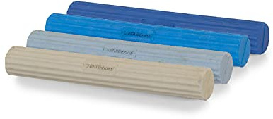 AFH Webshop Rubber Twist Bar | Flexibler Übungsstab | Biegehantel | Torsion Trainer | Kräftigung von Hand, Handgelenk, Unterarm und Schulter (4er Spar-Set leicht (xx-Light bis medium))