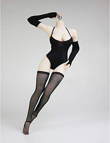 ZSMD 1/6 Action Puppe Schwarz und Weiß Unterwäsche Badeanzug Geschirr Set für HT, VERYCOOL, TTL, Play PHICEN a