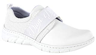 Dian Siena Zapatilla Tipo Blucher con Cierre de Elástico Superior, SRC+O1+FO, Blanco, Talla 41