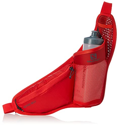 Salomon ACTIVE BELT with bottle-Fiery Red-EBO NS
