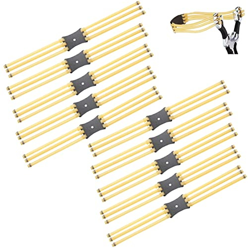 Lance-pierre Bandes,6 PCS Bandes de Catapulte Bandes de Caoutchouc de Fronde Elastiques de Tir de Fronde Remplacements Lance Pierre