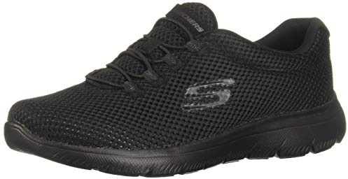Skechers Track-Ripkent sneakers för män, Svart nättrim, 43 EU