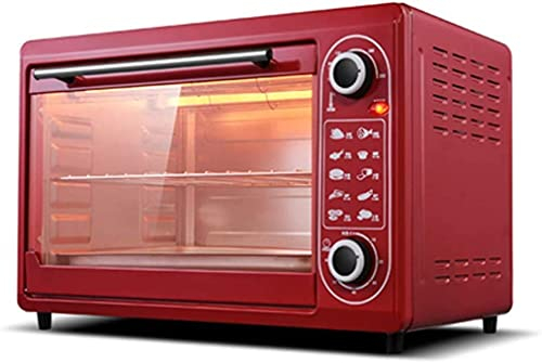 RKYRRKI Forno da 48 Litri, Temperatura Regolabile 0-250 ℃ e Timer da 60 Minuti Posizione di Cottura a Quattro Livelli Cottura Domestica Multifunzione Forno Elettrico Completamente Automatico Utile