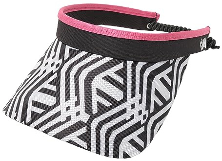 Glove It Visera de Mujer para Golf y Tenis con Protección Solar UV y Banda Absorbente de Sudor, Estilo Elegante y Ajustable - Mod Links - Talla Única