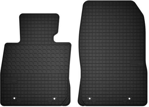 Wielganizator Automatten-Set – Passend für Mazda CX-3 (2014-2021) – Gummimatten – Autozubehör – Auto Fußmatten – 2-teilig – Schwarz