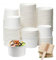 LoNinLoAn Papier Muffinförmchen 60 Stück Eisbecher aus Pappe 3oz /120ml Dessertbechers Einweg-Eisschalen mit Holzlöffel für Buffets Desserts Hochzeiten Imbisswagen Eisdielen