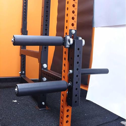 MegLob Benförlängning och curlmaskin, multifunktionell squat rackfästning, lägre kroppsspecialmaskin för benträning, 3 i 1 underkroppsträningsmaskin, benrotär förlängningsutrustning,16mm