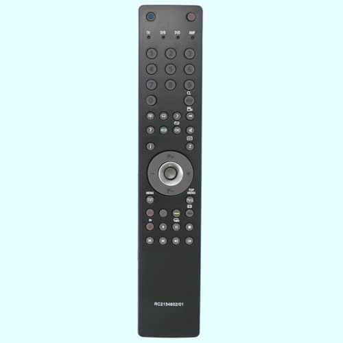 AULCMEET Ersatz-Fernbedienung RC2134602-01 TP3 Fit for Grundig TV LCD TV 32 VLE 6120 BF, 32 VLC 6020 C, 32 VLC 6121 C, 32 VLC 7010 C