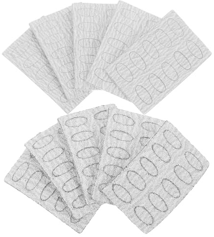 IMIKEYA Electric Sanding Discs Oval 10 Sheets Nail Pedicure Tools Rough Surface Sanding Pads for Dead Skin Removal