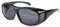 Boolavard Herren und Damen Sonnenbrille Polarisiert Unisex Brille Überbrille für Brillenträger Fit-Over Polbrille, One Size, Graue Linse