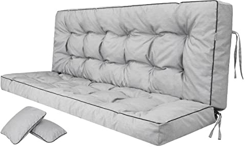 Dyna för hollywoodgunga, hammock, sittbänk med ryggstöd, sittbredd 120 cm
