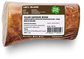 Irish Pure Filled Smoked Bone Premium Kauknochen vom Rind für Hunde | Vitamine | Premium | Getreidefrei | Sensitiv | Hundeknochen aus Irland