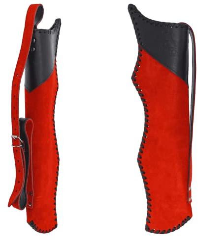 elToro Wild Colorz Swing - Rückenköcher; Robustes Wildleder und attraktive Farben, Köcher als Zubehör für Pfeil und Bogen (Rot)