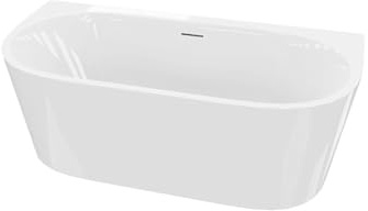 LAVITA Vasca da bagno a parete indipendente Caldera 2.0 1700 Acrilico 170x82x60 cmVasche da bagno Forma rettangolare Moderna in acrilico Libera installazione 2 persone 260 L Rivestimento antimicrobico