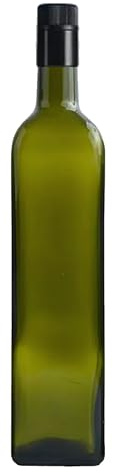 FERRAMENTA BONIFAZIO Set da 12 Bottiglie Olio Marasca Scura da 500 ml con Tappo Salvagoccia Ideale per di Olio, Liquori e Altri Liquidi Conservazione Sicura e Pratica