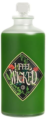 Paladone Lámpara Botella de Poción Elphaba Wicked – Luz LED de 20 cm con Modos Nocturno y Centelleante, Alimentación USB – Producto Oficial Wicked