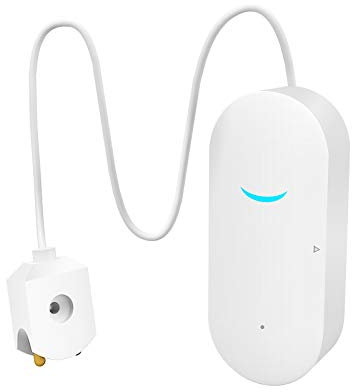 Water Alarm Sensor, WiFi Water Leak Detector, Water Alarm Sensor WiFi Water Leak Detector, Smart Home Alarm Overflow Remote Alarm for Sink Basement