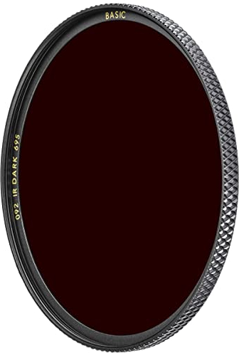 B+W Infrarotfilter dunkelrot 092 Basic 77mm