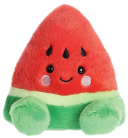 Aurora, 33771, Palm Pals Sandy Watermelon, 5In, Soft Toy, Red & Green