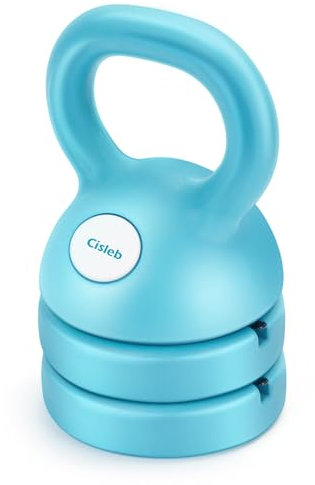 Cisleb Adjustable Kettlebell, 5lb 8lb 12lb Kettlebell Weight Set