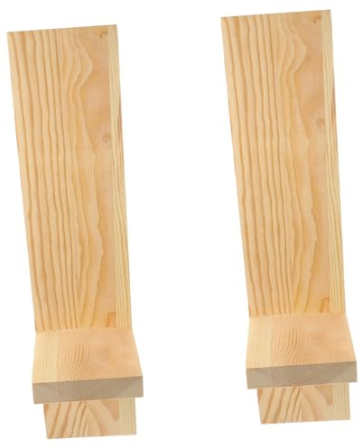 Cabilock Elegante Portacandele in Legno Per Lumini Da Tè Decorazione Da Parete Set Di Portacandele Da Parete Vintage Per La Casa