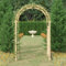 Arche avec treillis 141x97x243 cm Bois de pin massif imprégné,Maison & jardin,Pelouses & jardins,Vie en extérieur,Structures extérieures,Arches, treillages & pergolas de jardin,55.9 kg,Brun,318420