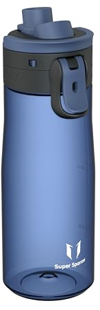 Super Sparrow Vattenflaska - 500ml/750ml/1L - Dricksflaska med Sugrör BPA-Fri, Läckfri - Idealisk Tritan Sportflaska för Sport, Cykel, Fitness, Universitet, Utomhus - Lätt, Hållbar Dricksflaska