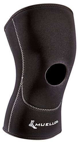 Mueller Kniebandage Patella Open, X-Large, Schwarz