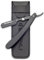 STONLI® Cut Throat Razors - Straight Razor with Matte Black Finish Professional Barber Razor - Premium Quality Single Blade Shaving Razor for Moustache and Beard - Pouch Included (Black Wooden)