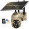 NUASI 4G Camara Vigilancia Exterior con Tarjeta SIM, 2K 360° Inalámbrico Solar Cámara con Visión Nocturna Color, Detección de Movimiento, Audio Bidireccional, IP66 Impermeable