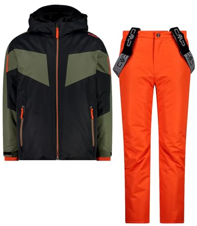 CMP Conjunto de chaqueta y pantalón para niño, - U423 Anthracite, Tamaño de la cintura:100-105 cm