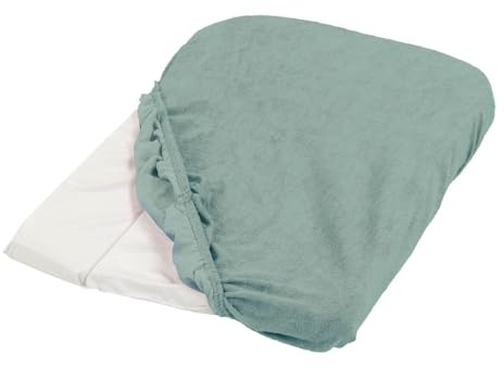 Lot de 2 housses de matelas à langer vert sauge