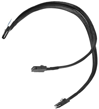 MCIO 8i a SFF 8087 - Cable adaptador de alta velocidad PCIe 5.0 para centros de datos de servidores de 50 cm para SAS, Ethernet, PCI e