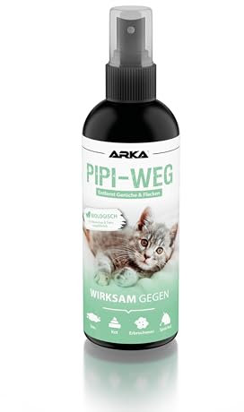Katzenurin Spray 100 ml – gegen Katzenpipi, Uringeruch & Flecken unterwegs – Enzymreiniger biologisch & sicher – ideal für Sofa, Auto, Katzenklo, Reisen & Textilien – hygienisch & effektiv – PIPI-Weg