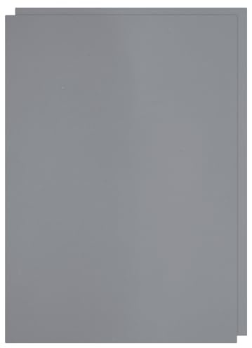 PATIKIL Rubber Stamp Sheets, 2Pcs 11.7x8.3 Soft Rubber Stamp Carving Block A4 Size Stamp Sheet for Laser Engraving Machine Rubber Stamps Ink Stamp Pads, Dark Grey